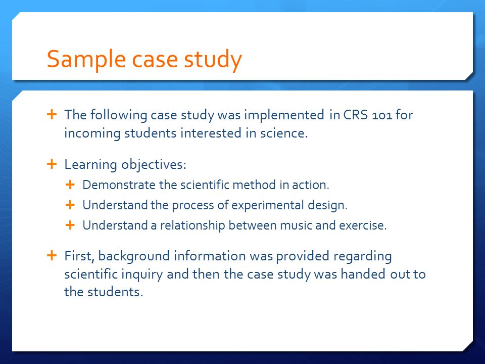 Difference Between Case Study and Scientific Research